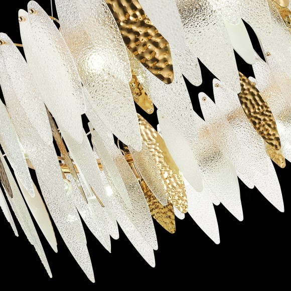 SL1224.203.10 Люстра подвесная ST-Luce Золотистый/Прозрачный, Белый E14 10*60W LASTRA SL1224.203.10 Люстра подвесная ST-Luce Золотистый/Прозрачный, Белый E14 10*60W LASTRA