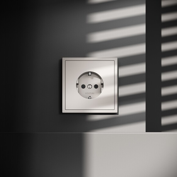 VLS040203 Розетка встраиваемая с заземлением и защитными шторками максимальный ток 16 Ампер (3500 Ватт) кашемирового цвета VOLTUM S70 (кашемир) VLS040203 Розетка встраиваемая с заземлением и защитными шторками максимальный ток 16 Ампер (3500 Ватт) кашемирового цвета VOLTUM S70 (кашемир)