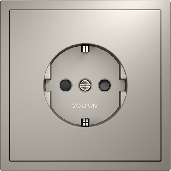 VLS040203 Розетка встраиваемая с заземлением и защитными шторками максимальный ток 16 Ампер (3500 Ватт) кашемирового цвета VOLTUM S70 (кашемир) VLS040203 Розетка встраиваемая с заземлением и защитными шторками максимальный ток 16 Ампер (3500 Ватт) кашемирового цвета VOLTUM S70 (кашемир)