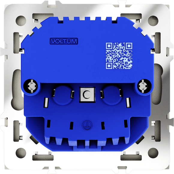 VLS100302 Рамка пластиковая для электрических изделий белого матового цвета VOLTUM серии S70 на 3 поста (белый матовый)