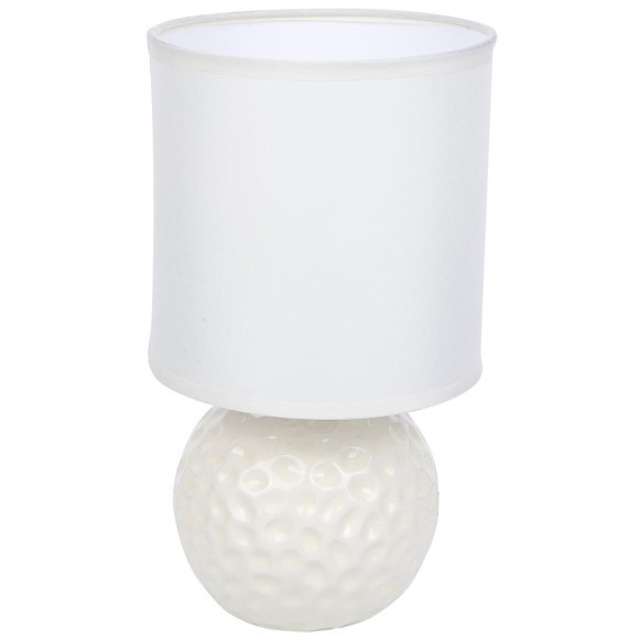 8228/1T MODERNI LN25 белый, керамика/текстиль Настольная лампа E14 1*40W 220V MAKOVIA