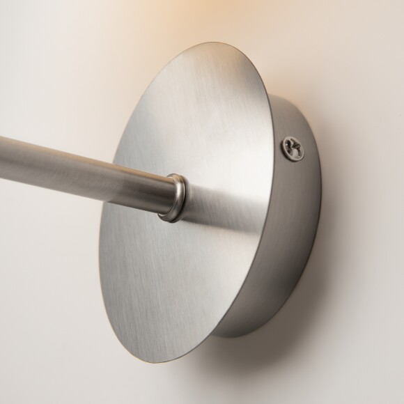 Бра Maytoni Erich MOD221-WL-01-N никель, настенный светильник шар стекло, 1xE14, дизайнерское бра Бра Maytoni Erich MOD221-WL-01-N никель, настенный светильник шар стекло, 1xE14, дизайнерское бра