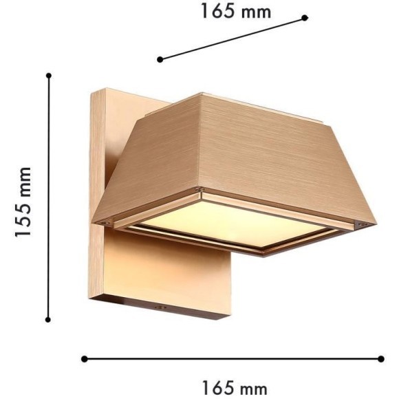 Настенный светильник уличный Trapezium 4301-1W