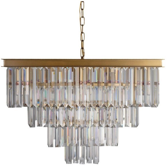 10019/600S Подвесная люстра LOFT IT Prism Clear