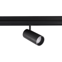 Crystal Lux CLT 0.33 003 12W BL 3CCT-SMART 1409/375 Черный магнитный трековый спот с CCT переключаемой цветовой температурой или SMART управлением (при исп. драйвера CLT 0.203 08/09 SMART), 12Вт 1020Лм 3000,4000,6000К 24° CRI90 48V