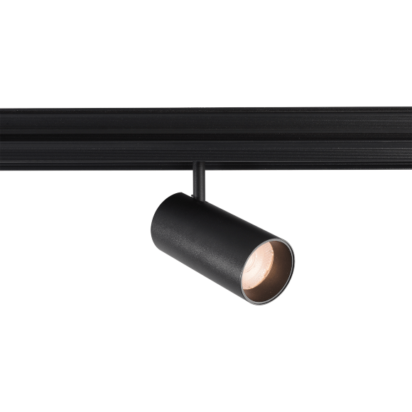 Crystal Lux CLT 0.33 003 12W BL 3CCT-SMART 1409/375 Черный магнитный трековый спот с CCT переключаемой цветовой температурой или SMART управлением (при исп. драйвера CLT 0.203 08/09 SMART), 12Вт 1020Лм 3000,4000,6000К 24° CRI90 48V