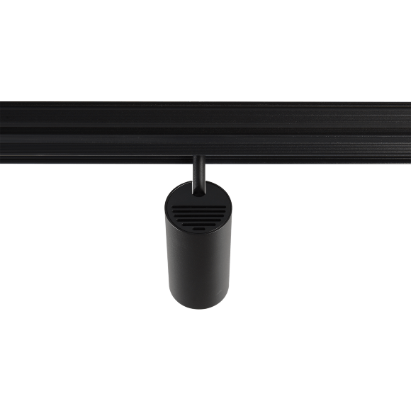 Crystal Lux CLT 0.33 003 12W BL 3CCT-SMART 1409/375 Черный магнитный трековый спот с CCT переключаемой цветовой температурой или SMART управлением (при исп. драйвера CLT 0.203 08/09 SMART), 12Вт 1020Лм 3000,4000,6000К 24° CRI90 48V