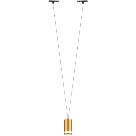 Однофазный двужильный трековый светильник Crystallux CLT 0.31 014 GO под сменную лампу GU10