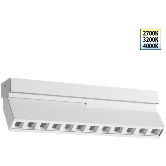 359763 OVER NT25 396 белый Светильник накладной с перекл. цв. температуры IP20 LED 12W 180-265V 2700К/3200К/4000К EOS