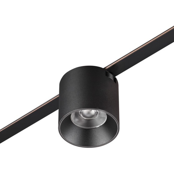 359472 Трековый ременный светодиодный SMART светильник c доп. механическим перекл. цветности Novotech EASY CRI90+ 3000-6000К 440Лм 32° 6W TUYA, Алиса, Wi-Fi