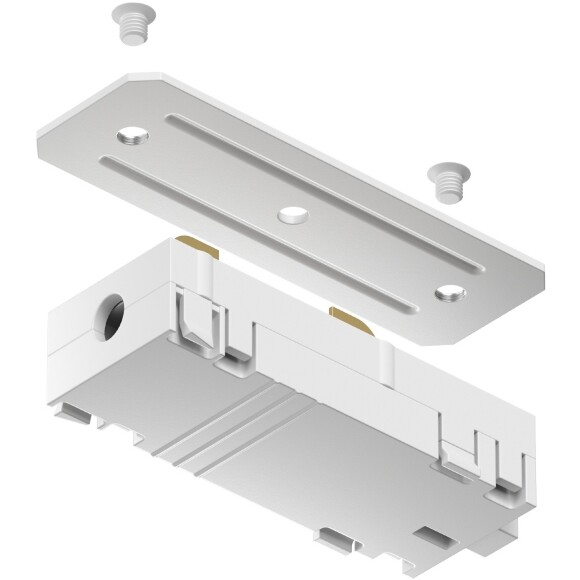 Соединитель питания прямой Smart 220V Denkirs TR2101-WH