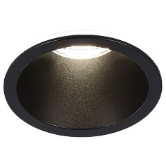ST754.448.07 Св-к встр. Черный LED 1*7W 4000K 560Lm Ra80 60° IP20 D60xH79 100-240V Встраиваемые светильники