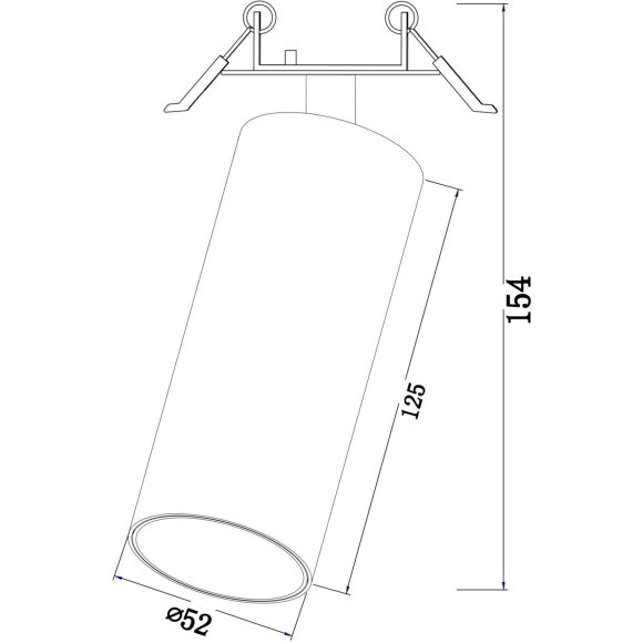 Встраиваемый светильник Technical C053CL-L12W4K