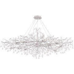 Люстра с 16 лампами E14 Crystal Lux REINA V2 SP12 L1500 SILVER PATINA 3582/312V Люстра с 16 лампами E14 Crystal Lux REINA V2 SP12 L1500 SILVER PATINA 3582/312V