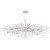 Люстра с 16 лампами E14 Crystal Lux REINA V2 SP12 L1500 SILVER PATINA 3582/312V
