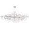 Люстра с 16 лампами E14 Crystal Lux REINA V2 SP12 L1500 SILVER PATINA 3582/312V