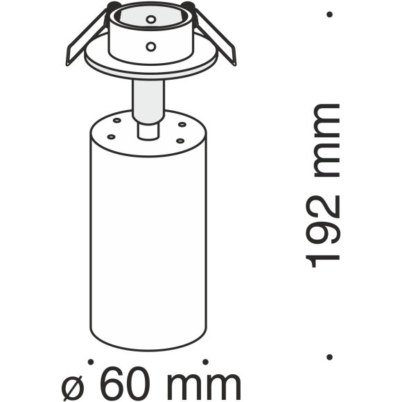 Встраиваемый светильник Maytoni C018CL-01MG FOCUS под лампу 1xGU10 50W
