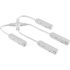 Токопроводящий X-образный соединитель UNO 48V Uno Lightstar 509294W Токопроводящий X-образный соединитель UNO 48V Uno Lightstar 509294W