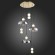 SL6112.203.42 Светильник подвесной ST-Luce Золотистый/Молочно-Белый,Прозрачно-Дымчатый LED 1*42W ODE
