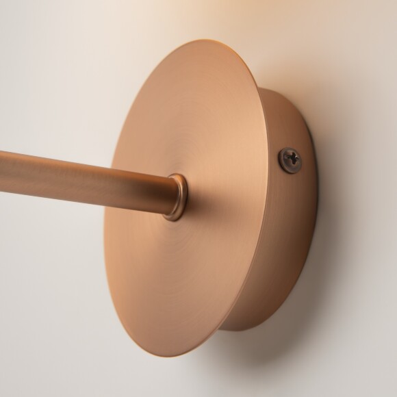 Бра Maytoni Erich MOD221-WL-01-G латунь, настенный светильник шар стекло, 1xE14, дизайнерское бра