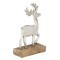 427572 Фигурка Олень BALIGUIAN L130, B50, H200 алюминий, дерево, никель, натуральный