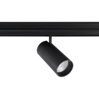 Crystal Lux CLT 0.33 003 20W BL 3CCT-SMART 1409/376 Черный магнитный трековый спот с CCT переключаемой цветовой температурой или SMART управлением (при исп. драйвера CLT 0.203 08/09 SMART), 20Вт 1700Лм 3000,4000,6000К 24° CRI90 48V