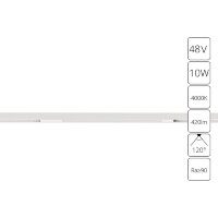 A7263PL-1WH Трековый магнитный светодиодный светильник Arte Lamp Optima CRI90+ 4000К 420Лм 120° 10Вт