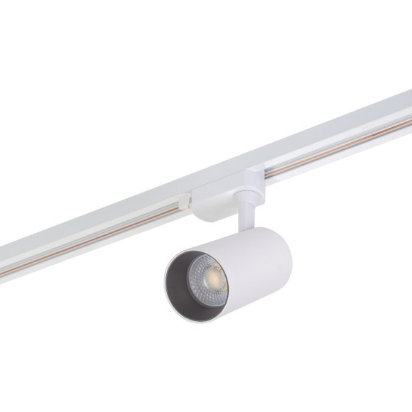 Однофазный двужильный светодиодный трековый светильник Denkirs DK6040-WH SOLID Morud 4000К 2160Лм CRI90+ 24° 24Вт