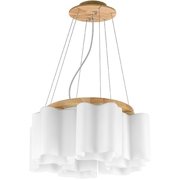 Люстра подвесная Lightstar 802165 Nubi legno под лампы 6xE27 240W