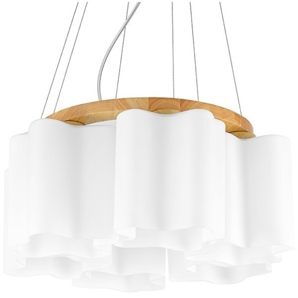 Люстра подвесная Lightstar 802165 Nubi legno под лампы 6xE27 240W