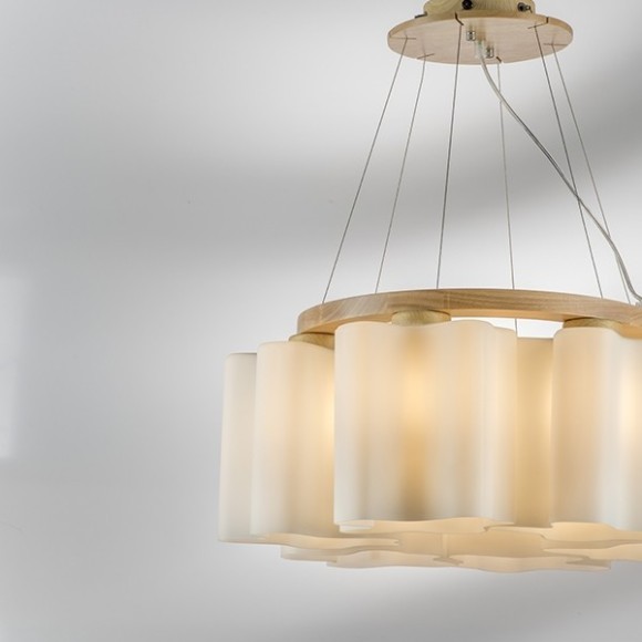 Люстра подвесная Lightstar 802165 Nubi legno под лампы 6xE27 240W