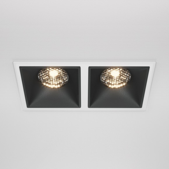 Встраиваемый светильник Maytoni DL043-02-15W3K-D-SQ-WB Alfa LED светодиодный 2xLED 30W Встраиваемый светильник Maytoni DL043-02-15W3K-D-SQ-WB Alfa LED светодиодный 2xLED 30W