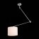 SL460.102.01 Светильник потолочный ST-Luce Хром/Белый E27 1*60W (из 2-х коробок) MARCIA