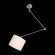 SL460.102.01 Светильник потолочный ST-Luce Хром/Белый E27 1*60W (из 2-х коробок) MARCIA