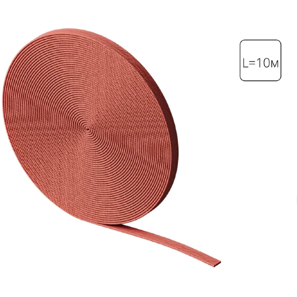 Arte Lamp OPTIMA A801007 Токопроводящий текстильный ремень-шинопровод длиной 10м терракотовый, для ременных трековых систем 48V