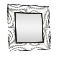 425019 MASINLOC Декоративное зеркало сталь зеркальное стекло черный L740 H740 B50