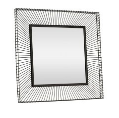 425019 MASINLOC Декоративное зеркало сталь зеркальное стекло черный L740 H740 B50
