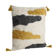 420002 CHEVERY Декоративная подушка L450 B450 хлопок полиэстер кремовый желтый серый