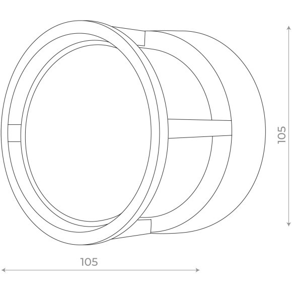 SL9504.411.01 Светильник уличный настенный ST-Luce Черный/Белый LED 1*5W 4000K ALCENO