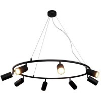 Светильник подвесной Crystal Lux CLT 015C8 D800 BL