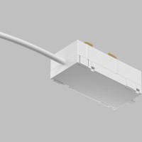 Ввод питания 33см в шинопроводы Smart 220V Denkirs TR2100-WH