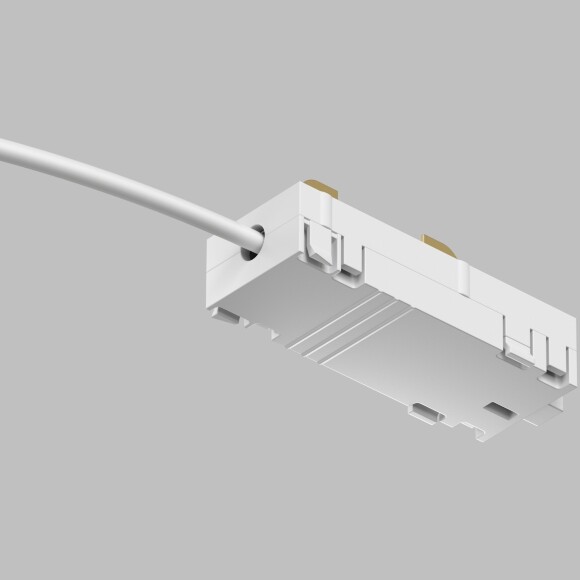 Ввод питания 33см в шинопроводы Smart 220V Denkirs TR2100-WH