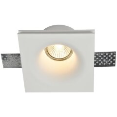 Гипсовый светильник под покраску Maytoni DL001-1-01-W Gyps Modern под лампу 1xGU10 35W
