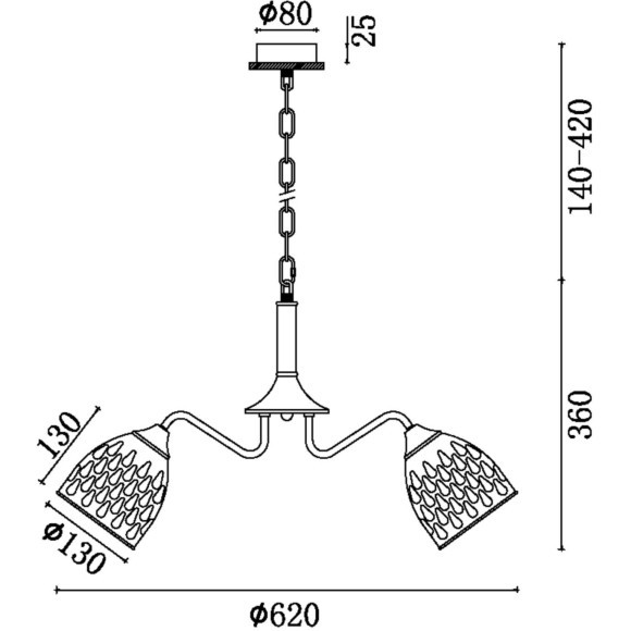 Люстра Freya FR5138PL-05W Люстра Freya FR5138PL-05W