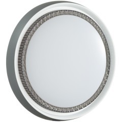 7644/ELN Серый круглый настенно-потолочный 52см светильник с перекл. цветовой температуры на драйвере 76Вт 7105Лм 3000;4000;6000К CRI80 IP43 CCT SONEX RAHIG