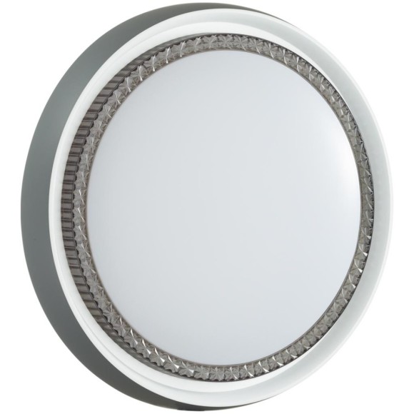 7644/ELN Серый круглый настенно-потолочный 52см светильник с перекл. цветовой температуры на драйвере 76Вт 7105Лм 3000;4000;6000К CRI80 IP43 CCT SONEX RAHIG 7644/ELN Серый круглый настенно-потолочный 52см светильник с перекл. цветовой температуры на драйвере 76Вт 7105Лм 3000;4000;6000К CRI80 IP43 CCT SONEX RAHIG