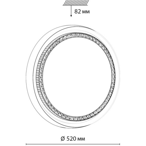 7644/ELN Серый круглый настенно-потолочный 52см светильник с перекл. цветовой температуры на драйвере 76Вт 7105Лм 3000;4000;6000К CRI80 IP43 CCT SONEX RAHIG 7644/ELN Серый круглый настенно-потолочный 52см светильник с перекл. цветовой температуры на драйвере 76Вт 7105Лм 3000;4000;6000К CRI80 IP43 CCT SONEX RAHIG