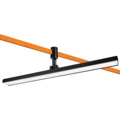 270347 Черный трековый линейный светодиодный светильник 48V 18Вт 1000Лм CRI90 4000K 110° Due Hermes Lightstar