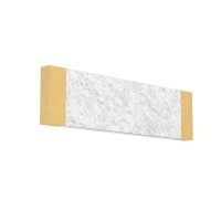 390387 VALLELADO Светодиодное бра настенное 10.8Вт 1280Лм 3000K дерево коричневый ткань серый