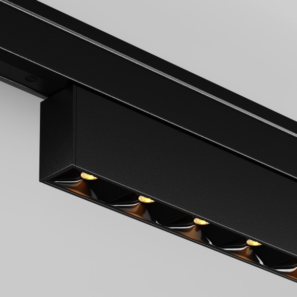 TR193-1-5W2.7K-M-B Ультратонкий трековый диммируемый по TRIAC 0/1-10V магнитный светодиодный светильник Maytoni Levity CRI90+ 2700К 220Лм 30° 5Вт